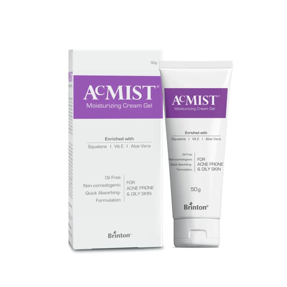 Acmist Moisturizing Cream Gel 50g tube and carton