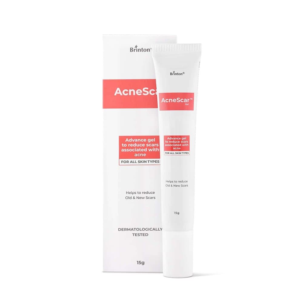 AcneScar Advanced Gel 15g tube and carton