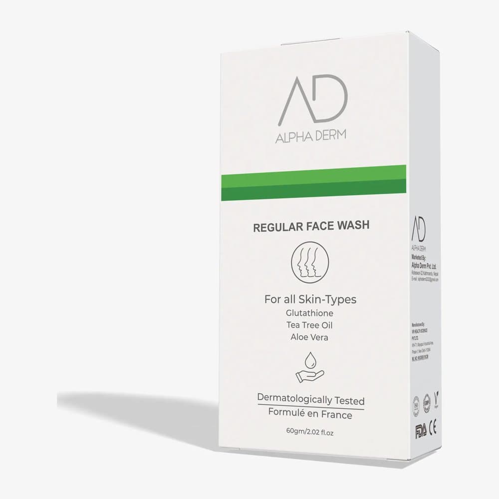 Alpha Derm Regular Face Wash 60g tube