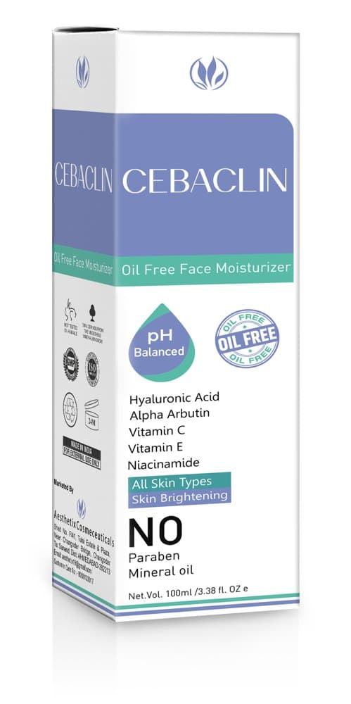 Aesthetix Cebaclin Oil Free Face Moisturizer 100ml box
