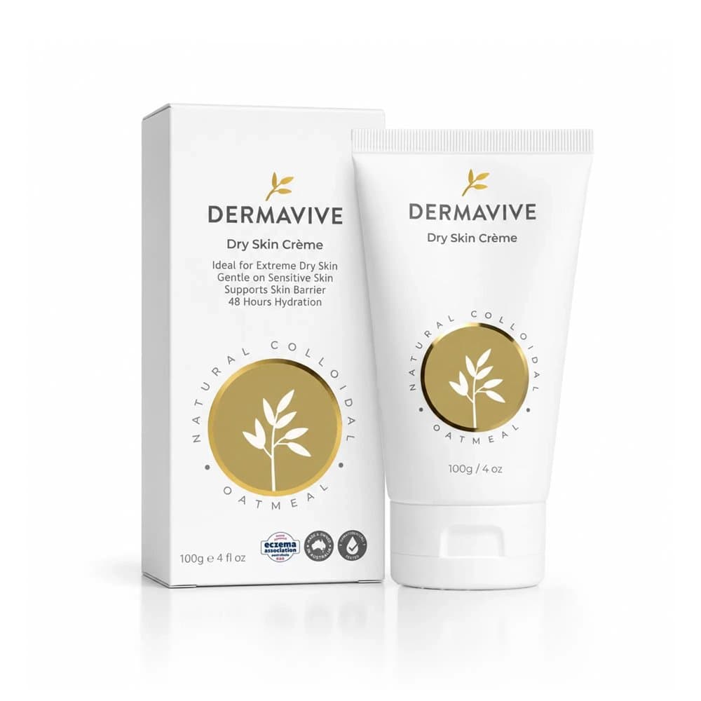 Dermavive Dry Skin Crème 100g tube with carton