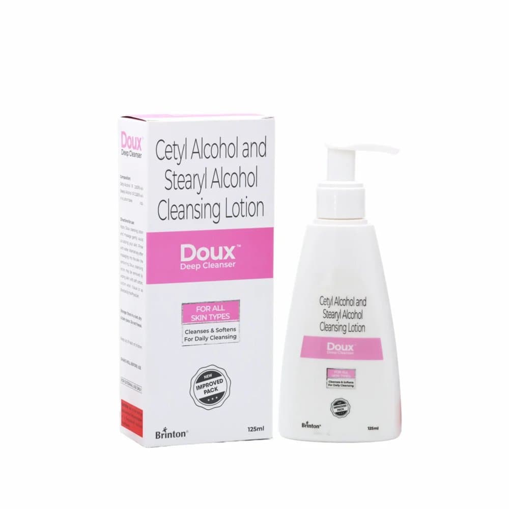 Doux Deep Cleanser 125ml pump bottle and carton
