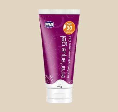 Ekran Aqua Gel SPF 30+ broad spectrum sunscreen gel 50g tube