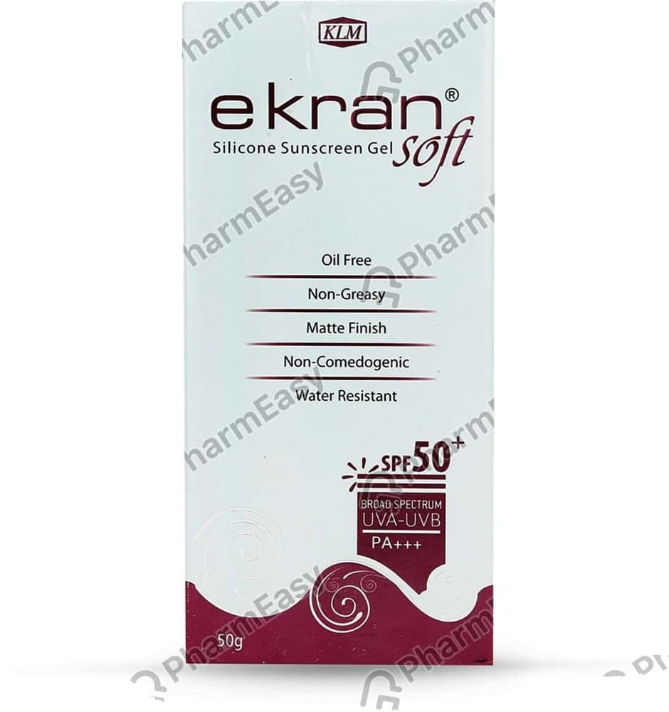Ekran Soft Silicone Sunscreen Gel SPF 50+ 50g carton