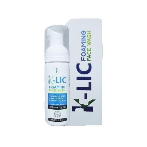 K-Lic Foaming Face Wash 60ml pump bottle and carton