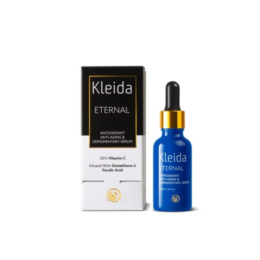 Kleida Eternal 20% Vitamin C serum 30ml dropper bottle and carton