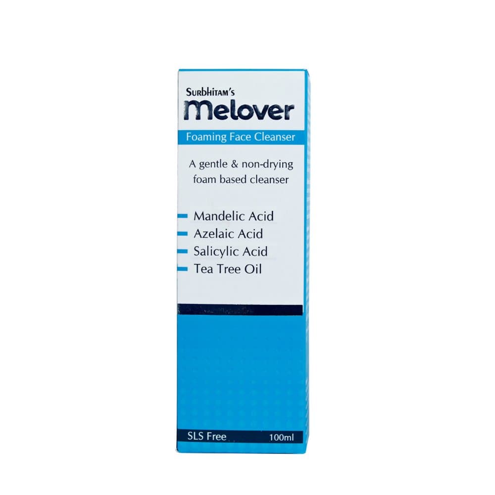 Surbhitam's Melover Foaming Face Cleanser 100ml blue carton