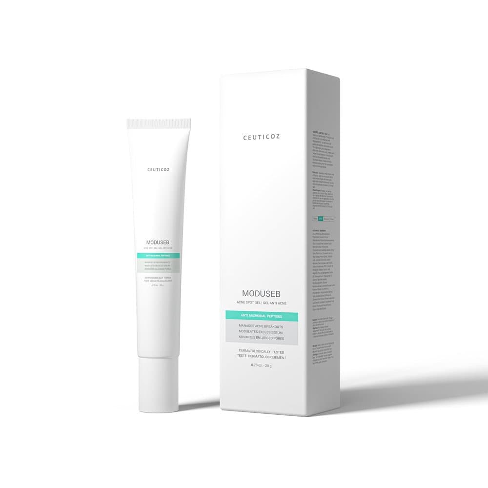 Ceuticoz Moduseb Acne Spot Gel 20g tube with its box