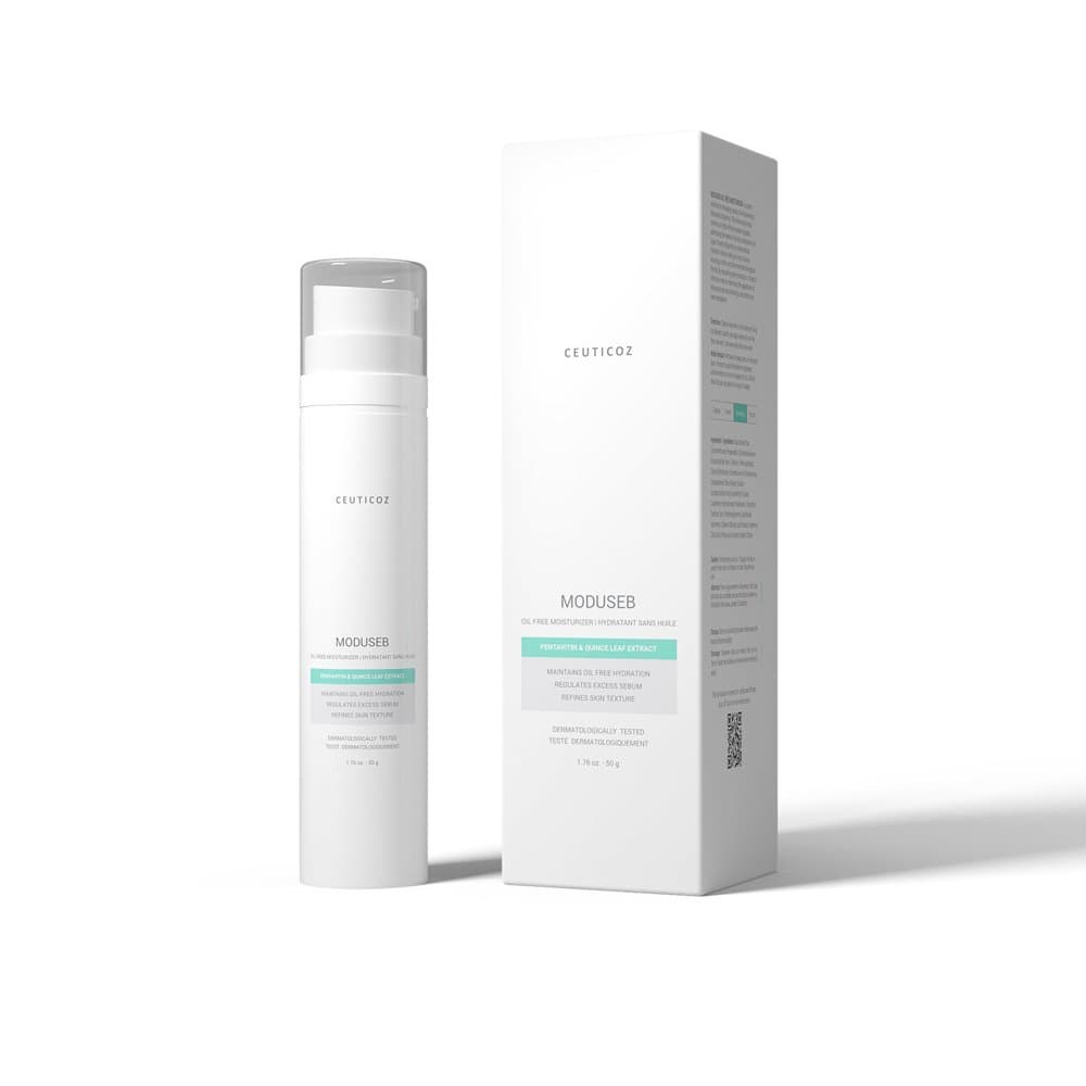 Ceuticoz Moduseb Oil Free Moisturizer 50g airless pump with its box