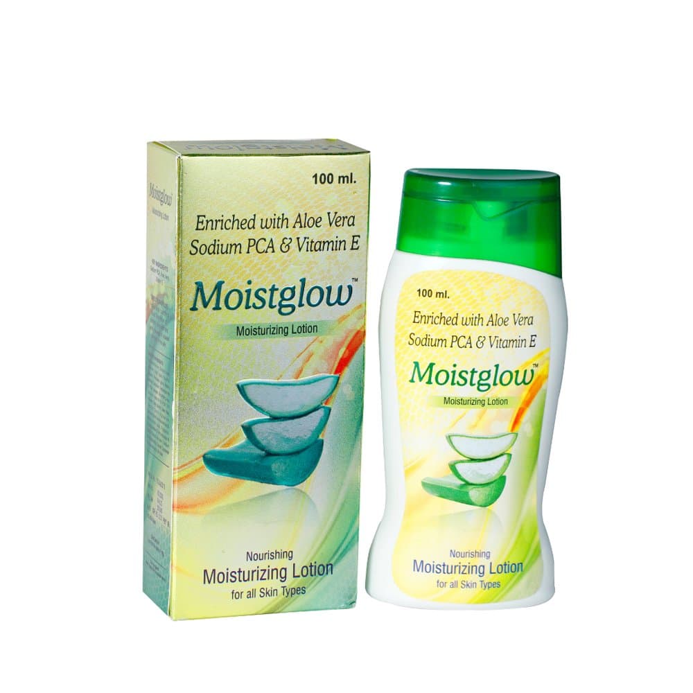 Surbhitam Moistglow Moisturizing Lotion 100ml bottle and carton