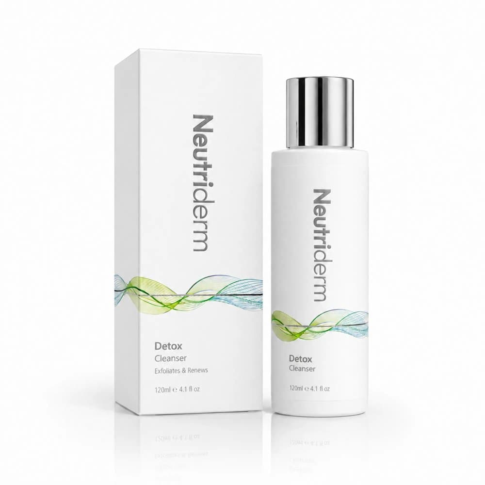 Neutriderm Detox Cleanser 120ml bottle with carton