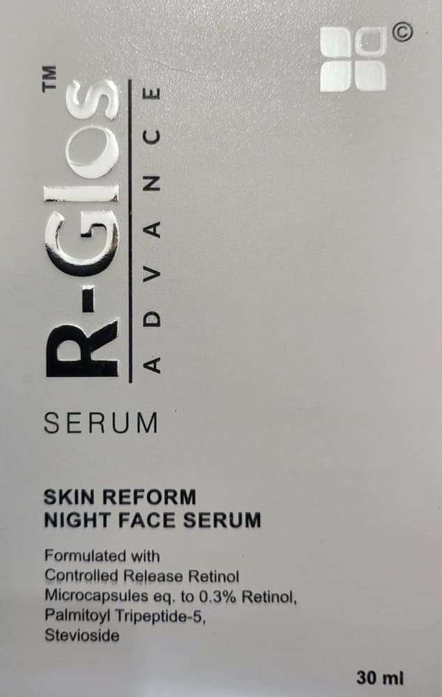 R-Glos Advance Skin Reform Night Face Serum 30ml carton