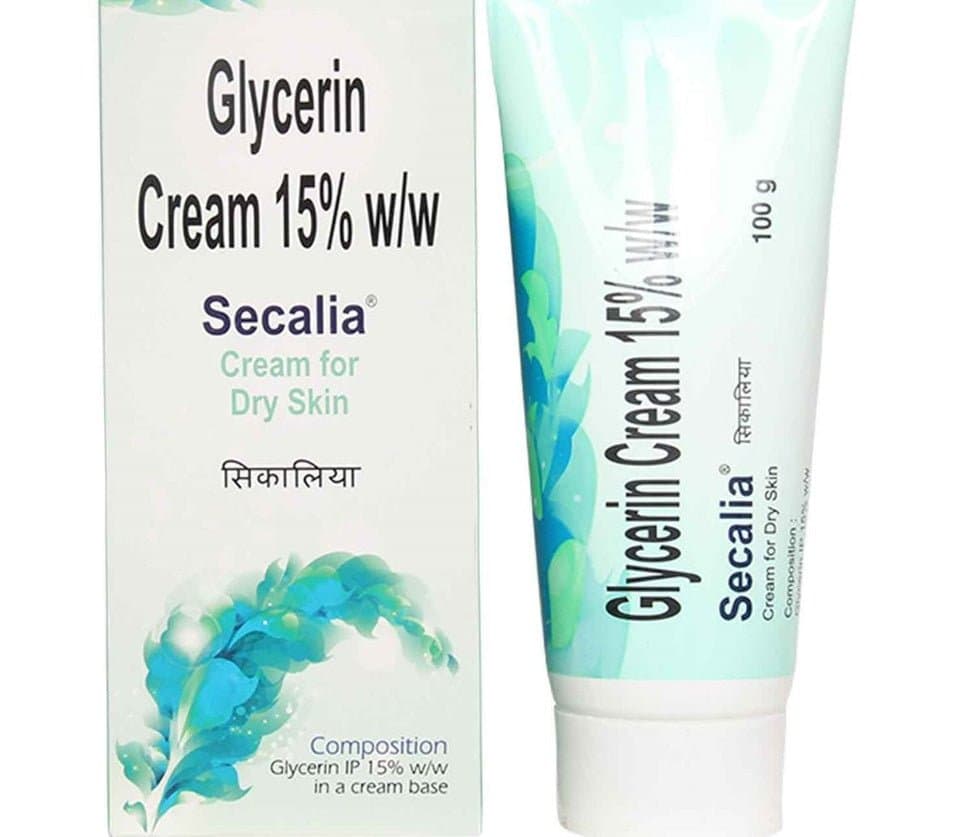 Secalia Glycerin Cream 15% w/w 100g carton and tube