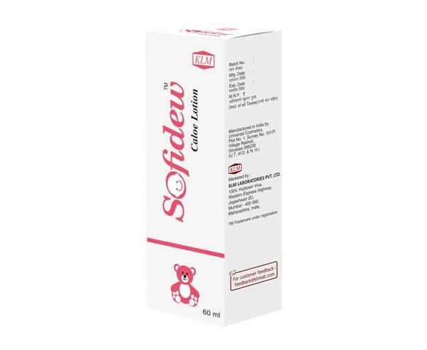 Sofidew Caloe Lotion 60ml carton