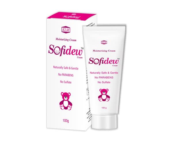 Sofidew Moisturizing Cream 100g carton and tube