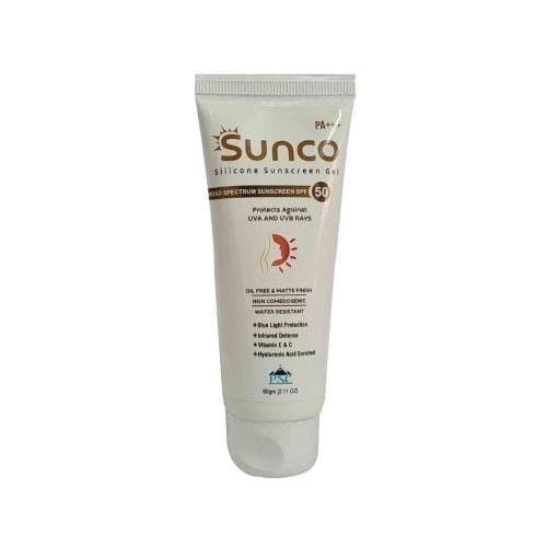 Sunco Silicone Sunscreen Gel SPF 50 PA+++ 60g tube