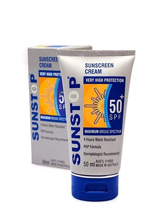 Sunstop Sunscreen Cream SPF 50+ 50ml tube with carton