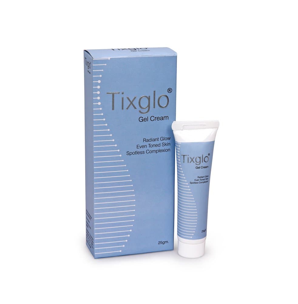 Aesthetix Tixglo Gel Cream 25g tube and box