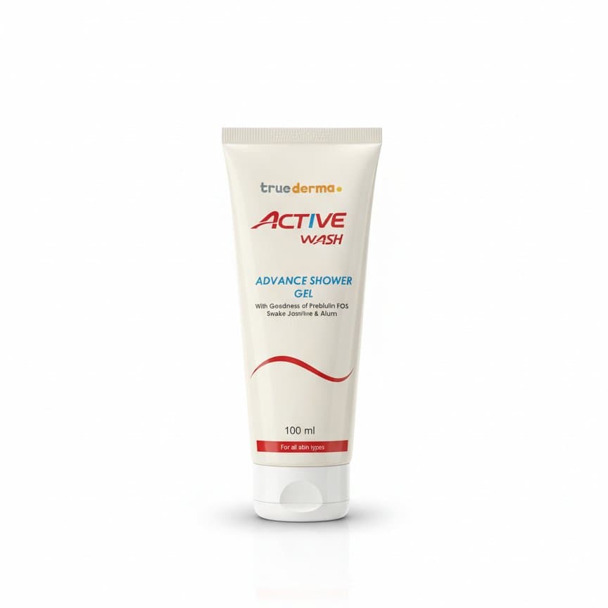 True Derma Active Wash Advance Shower Gel 100ml tube