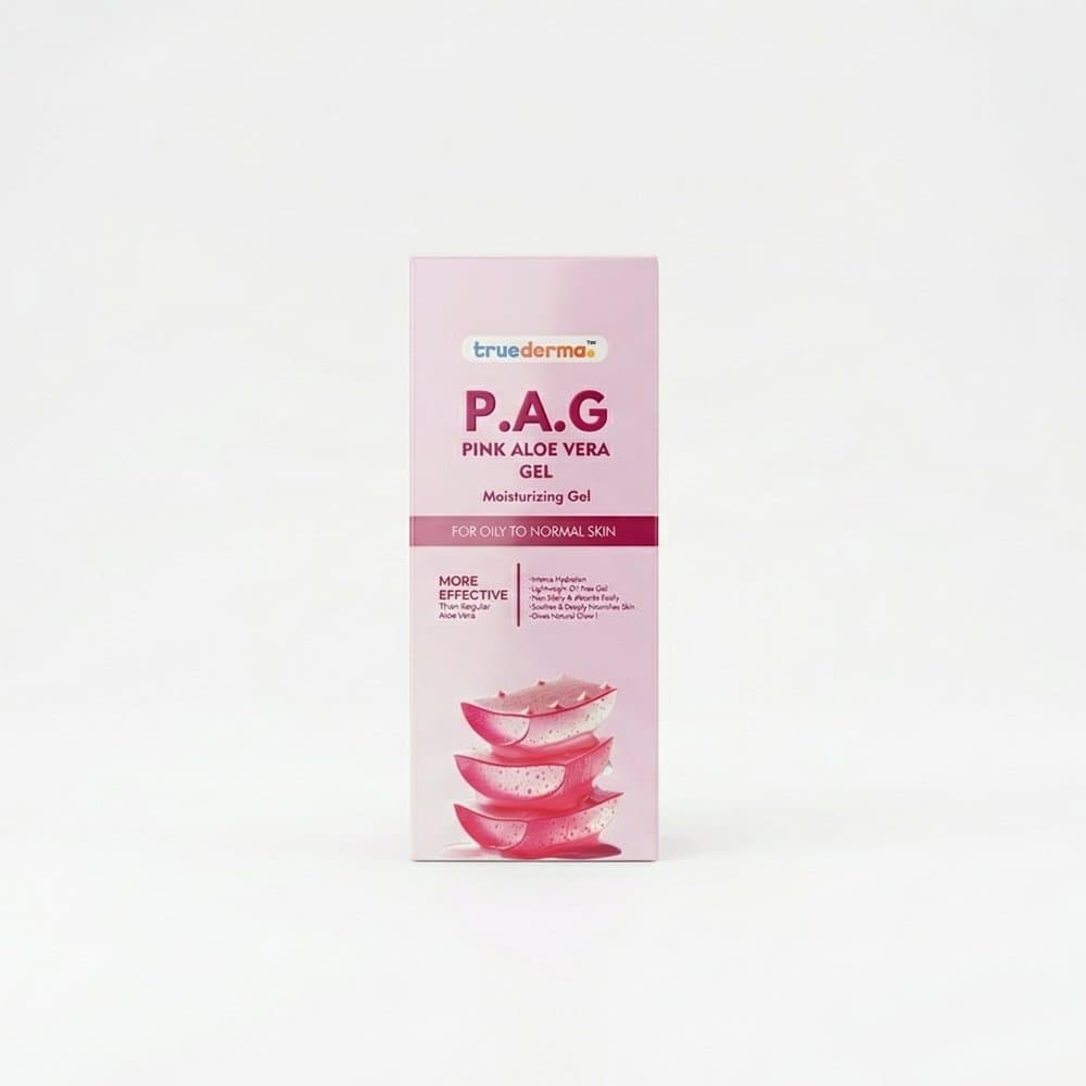 True Derma P.A.G Pink Aloe Vera moisturising gel carton