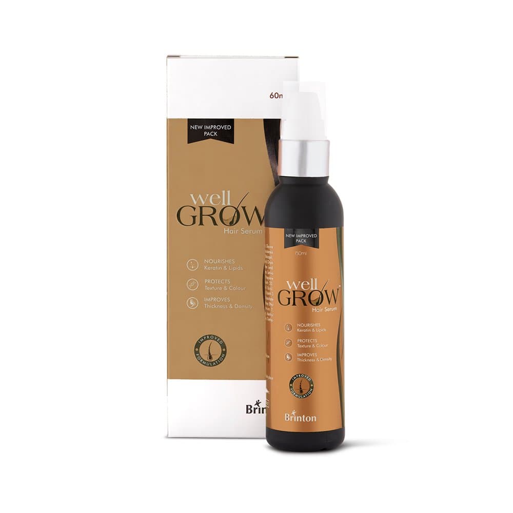WellGrow Hair Serum 60ml bottle and carton