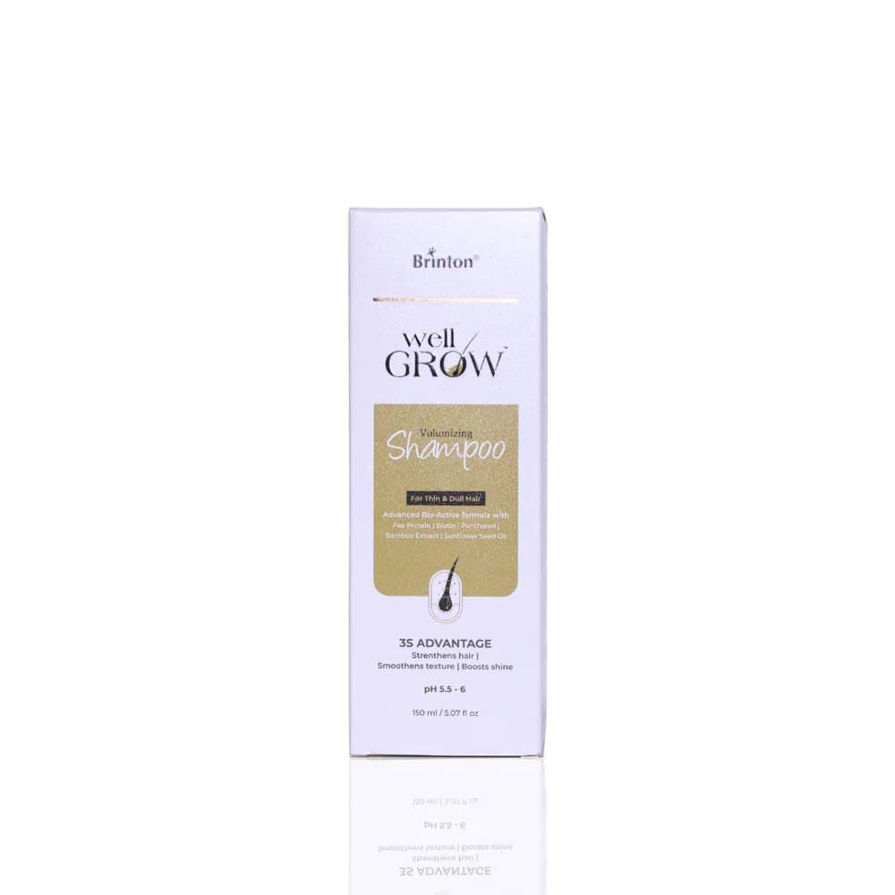 WellGrow Volumizing Shampoo 150ml carton