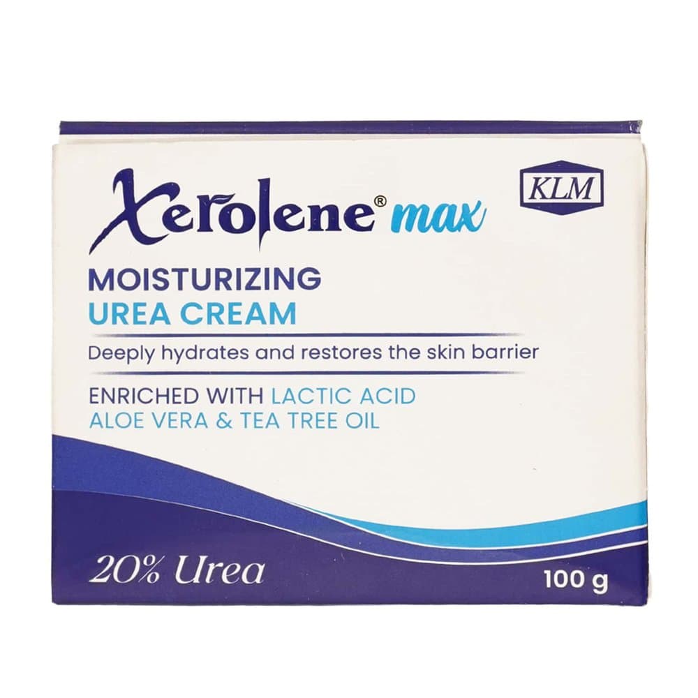 Xerolene Max Moisturizing Urea Cream 20% 100g carton