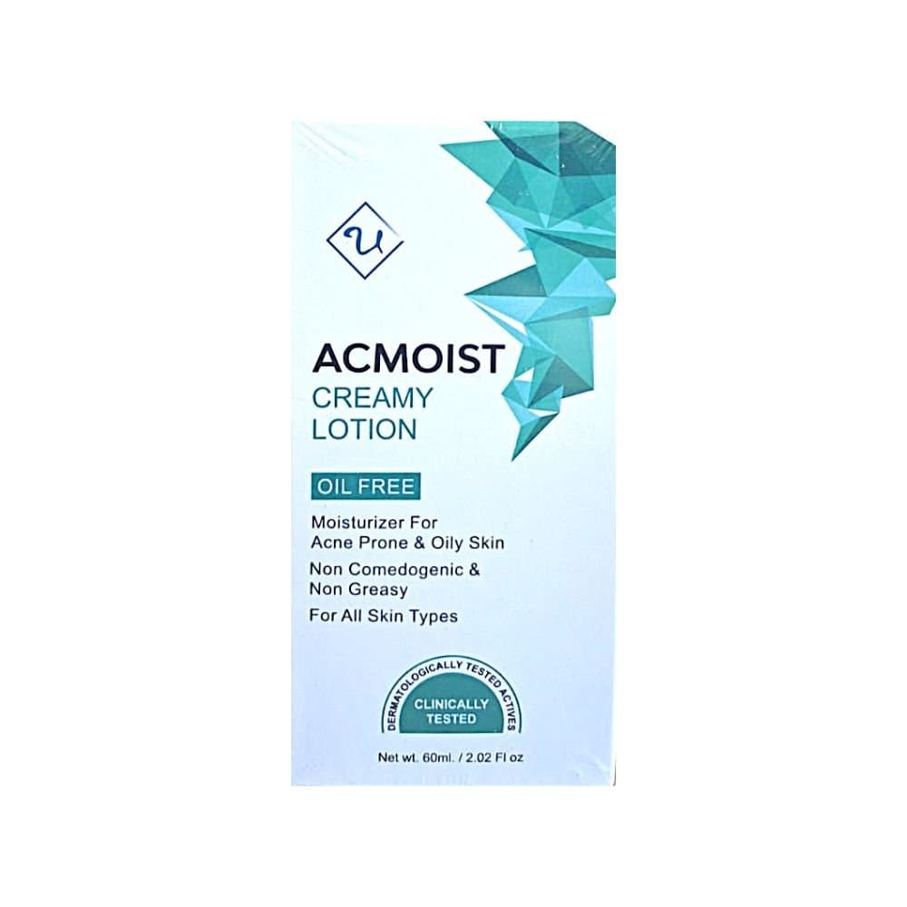 Uner Acmoist Creamy Lotion oil-free moisturiser 60ml box