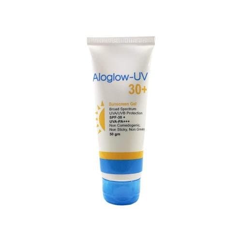 Lyra Aloglow-UV 30+ Sunscreen Gel SPF 30+ UVA PA+++ 50gm tube