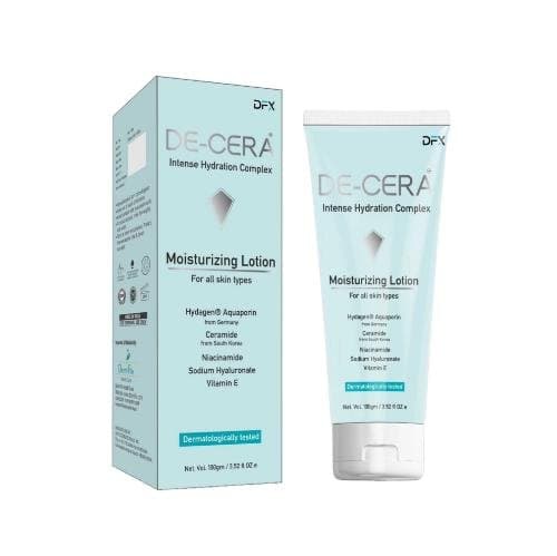 DE-CERA Intense Hydration Complex Moisturizing Lotion 100g tube with carton