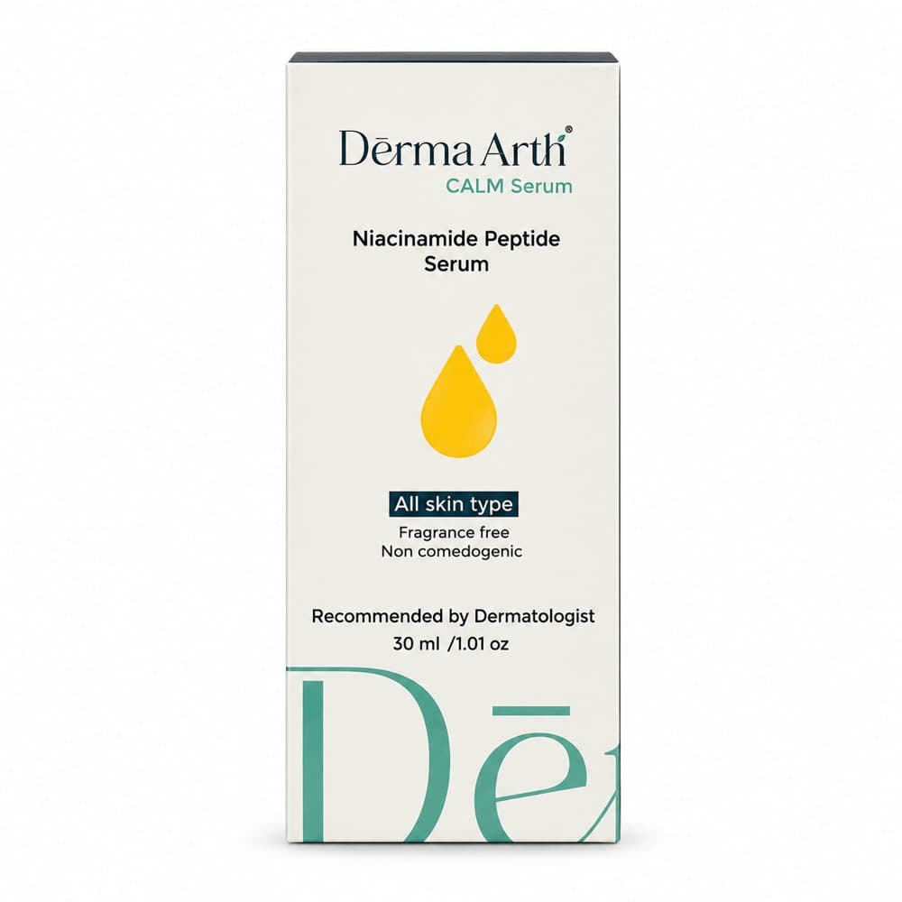 Derma Arth Calm Serum Niacinamide Peptide Serum 30ml box, front
