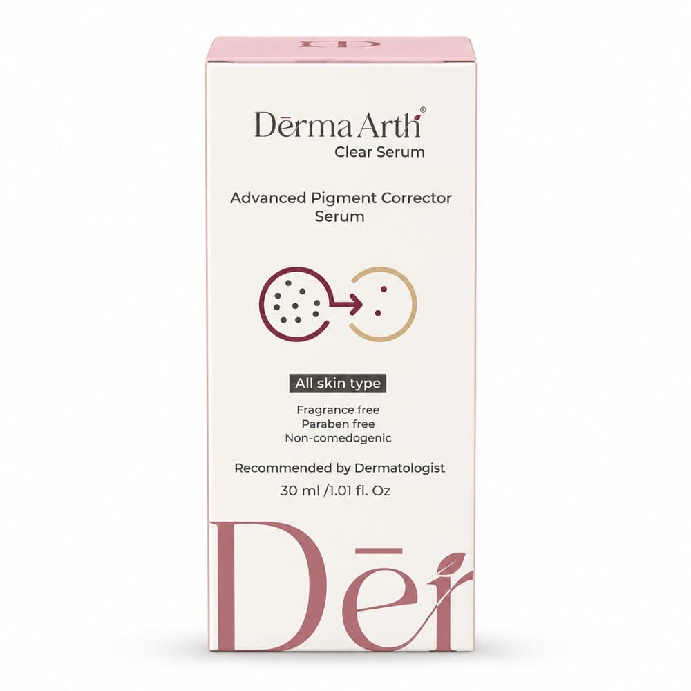 Derma Arth Clear Serum Advanced Pigment Corrector Serum 30ml box, front