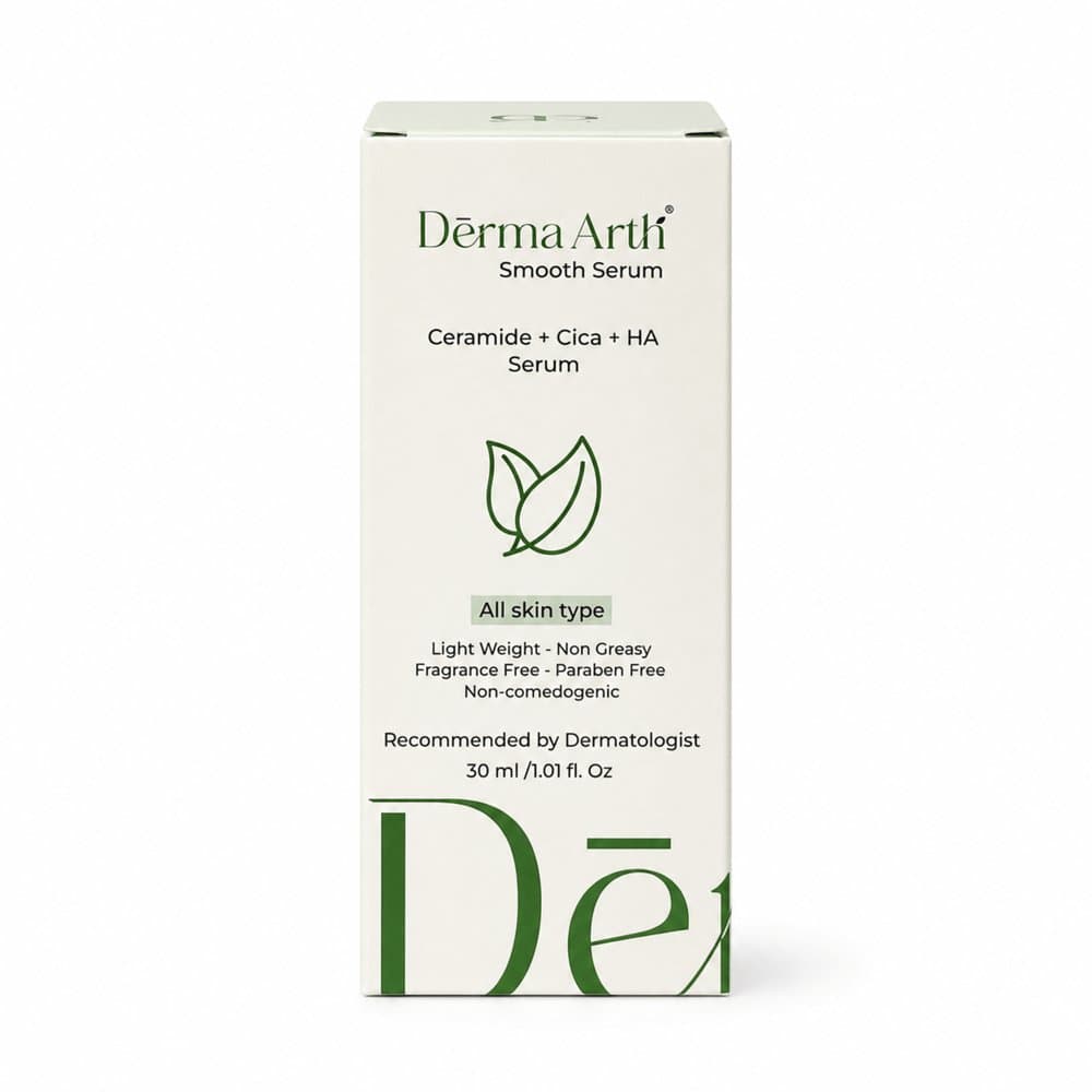 Derma Arth Smooth Serum Ceramide + Cica + HA Serum 30ml box, front