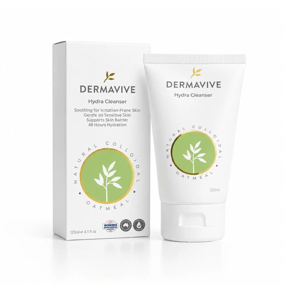Dermavive Hydra Cleanser 120ml tube with carton