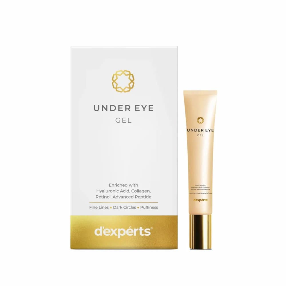 D'experts Under Eye Gel 15g tube and carton
