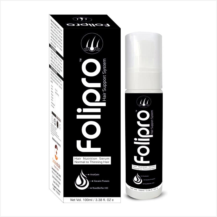 Folipro Hair Support System Hair Nutrition Serum 100ml bottle and box