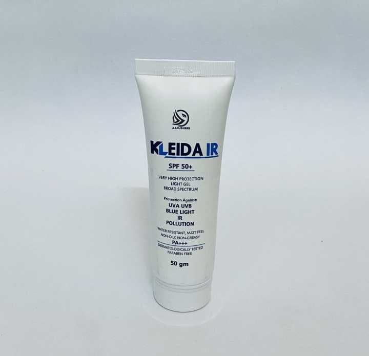 Kleida IR SPF 50+ PA+++ sunscreen gel 50g tube