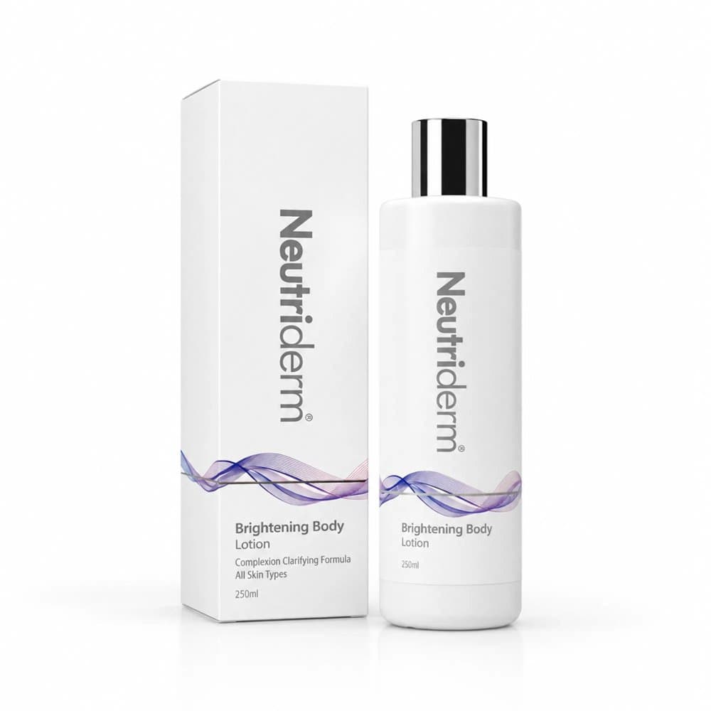 Neutriderm Brightening Body Lotion 250ml bottle with carton