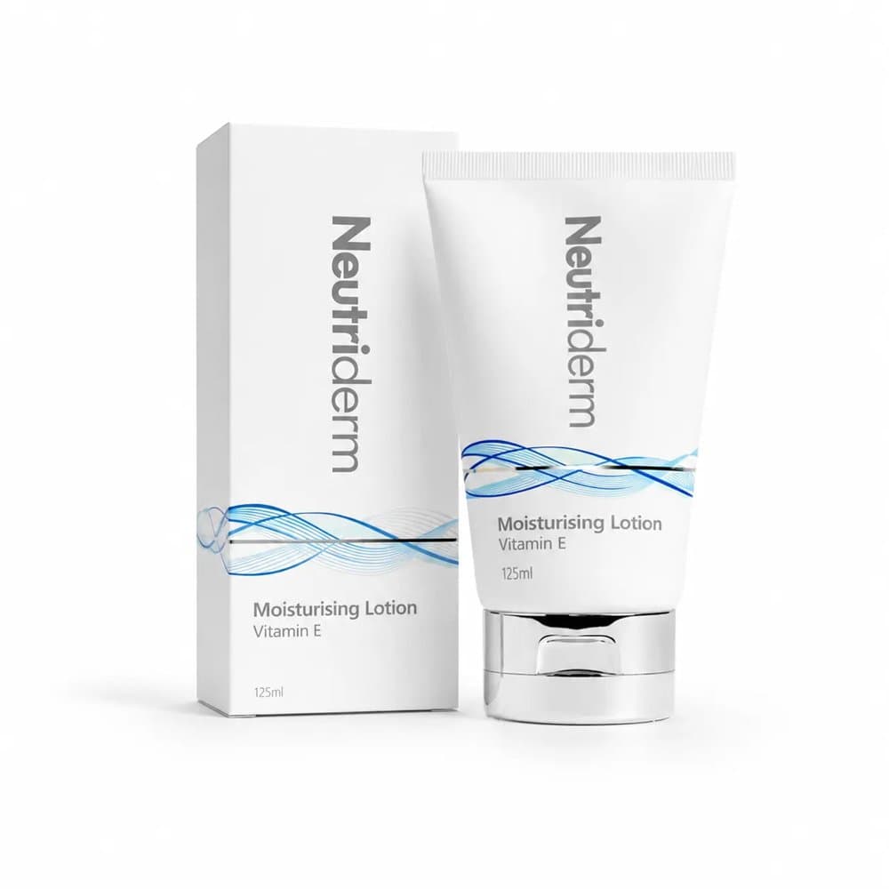 Neutriderm Moisturising Lotion Vitamin E 125ml tube with carton