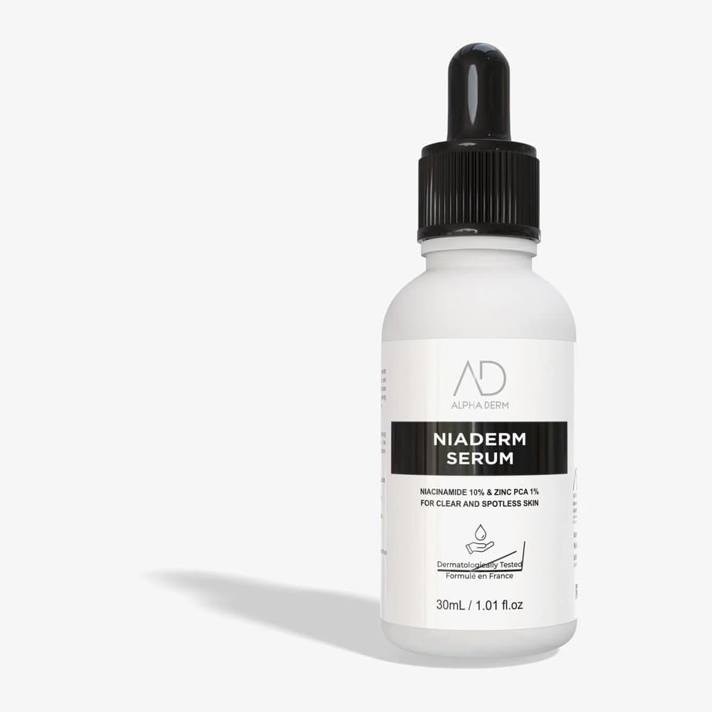 Alpha Derm Niaderm Serum Niacinamide 10% & Zinc PCA 1% 30ml dropper bottle
