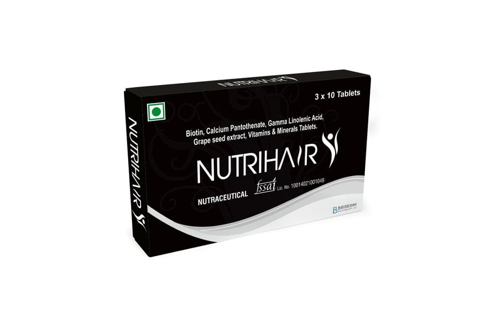 Aesthetix Nutrihair tablets 3 x 10 carton
