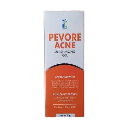 Pevore Acne Moisturizing Gel 50g carton