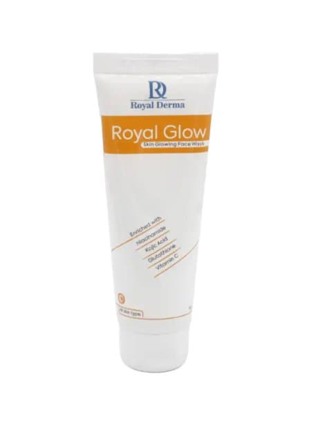 Royal Derma Royal Glow Skin Glowing Face Wash 70g tube
