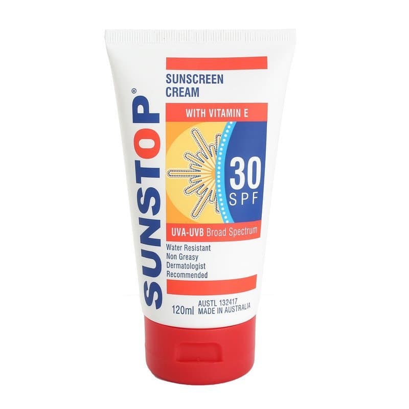 Sunstop Sunscreen Cream SPF 30 with Vitamin E 120ml tube